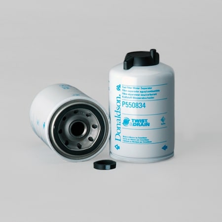 Donaldson Fuel Filter, Water Separator Spin-On, P550834 P550834